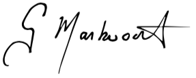 Geri Markvoort signature