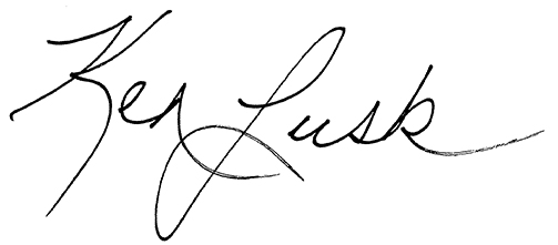 Ken Lusk signature