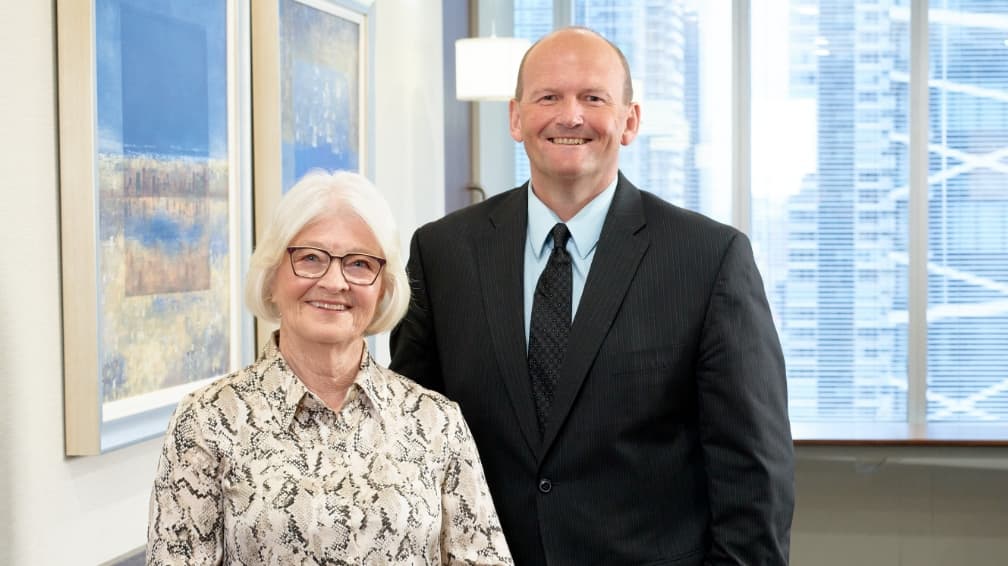 Geri Markvoort and Darwin Bozek