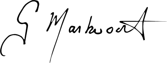 Geri Markvoort Signature
