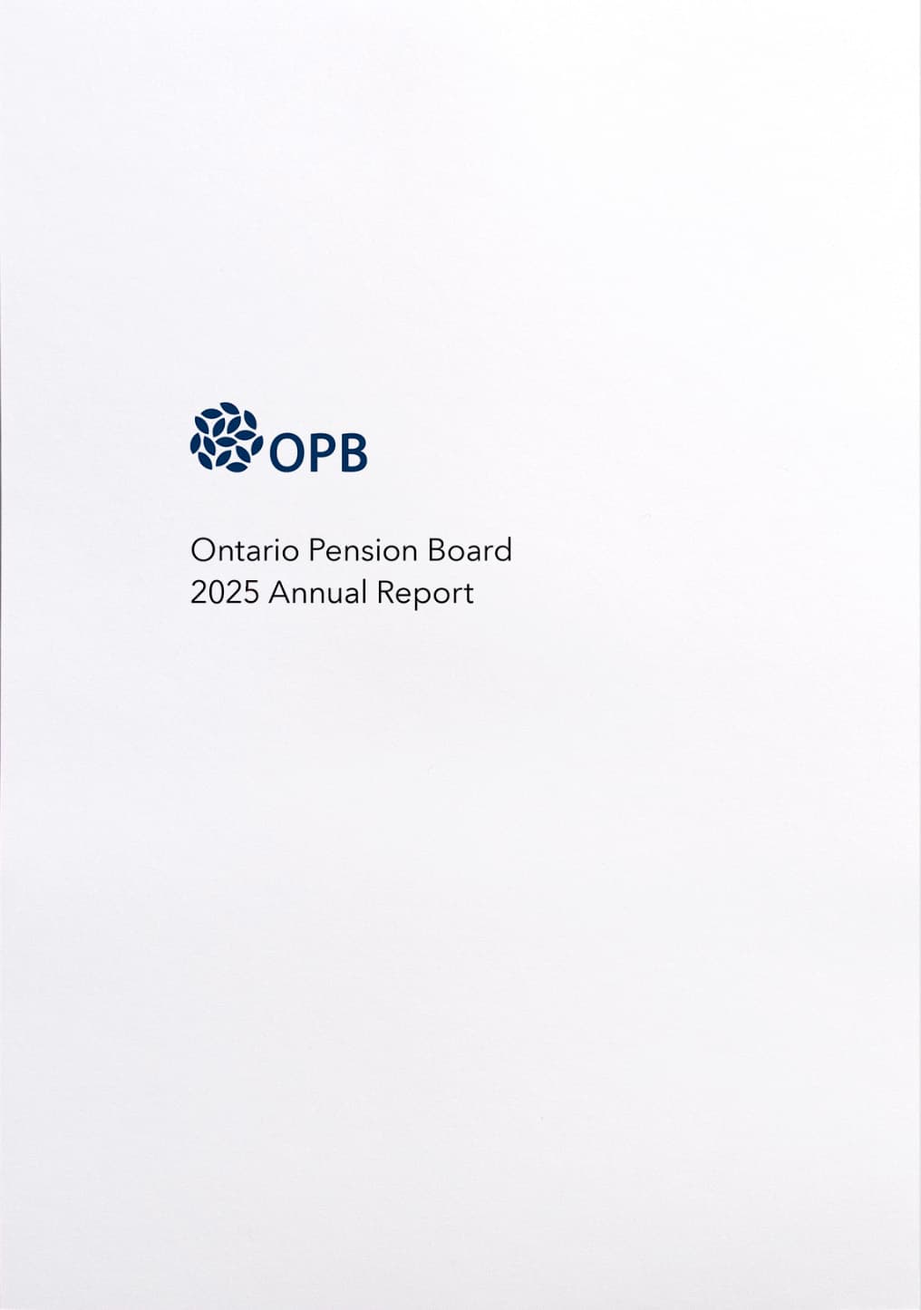 Cover of OPB 2025 Annual Report